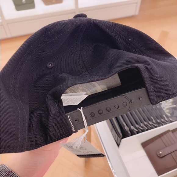 NWT COACH Airbrush Flat Brim Hat c0977 - Picture 2 of 3